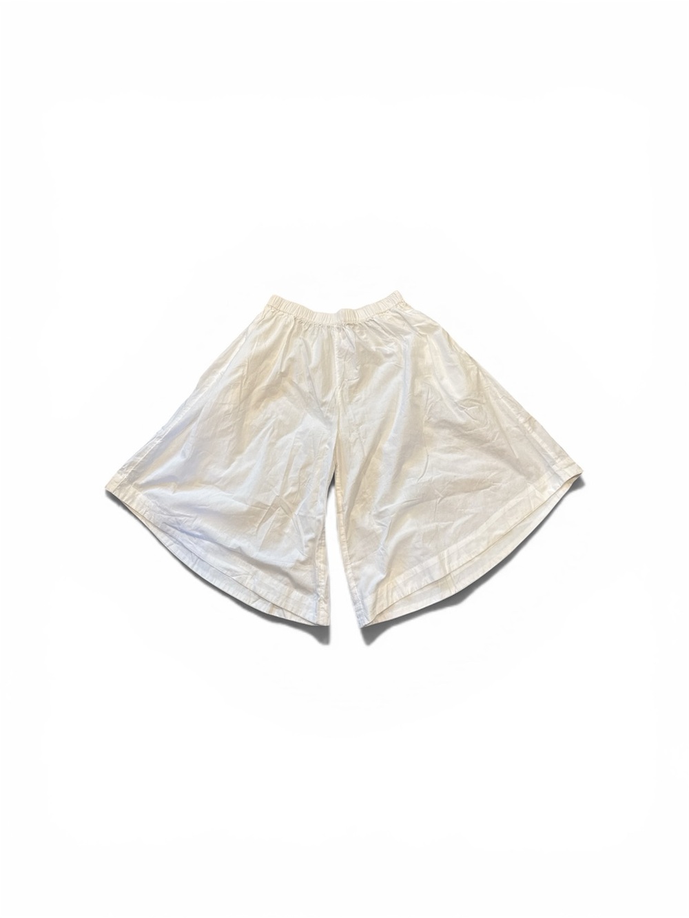 Free-est by Free People White Cropped Luca Culotte Shorts - Picture 3 of 11